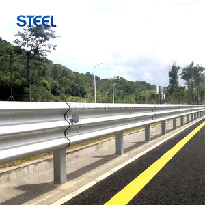 Fábrica Fabricante Zinc Steel Thrie Beam Guard Rail <span class=keywords><strong>Guardrail</strong></span> para Proteção Rodoviária Confiável em Rodovias - Product Image 2