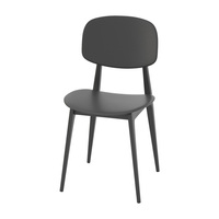 Chaise en plastique d'approvisionnement d'usine chaises en plastique colorées design moderne pile en plastique PP ensembles de chaises de restauration pour cafés et restaurants