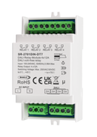 Module de relais DIN Rail 4CH DALI-2 SR-2701DIN-DT7 12A/CH 2760W 230VAC pour le contrôle intelligent de l'éclairage