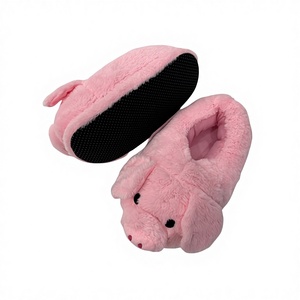 시노민트 도매 겨울 플러시 동물 장난감 슬리퍼 털 안감 미끄럼 방지 발가락 가리개 실내화 여성용 - Product Image 6
