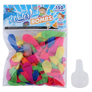 ¡Juego de globos Water World 150CT para diversión acuática! 144 piezas/cartón - Product Image 1