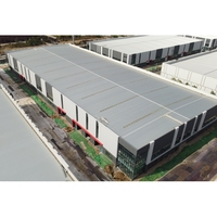 Entrepôt/Atelier à structure métallique : Bâtiment métallique préfabriqué pour usage industriel et agricole, grange agricole