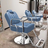 Haut de gamme Salon de coiffure chaise de coiffure équipement salon de coiffure ascenseur chaise longue beauté pour shampooing coupe de cheveux Perm cheveux teinture salon