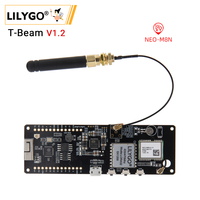 Carte de développement LILYGO TTGO T-Beam V1.2 ESP32 GNSS GPS NEO-M8N 433/868/915/923Mhz 4MB Flash Wi-Fi + Bluetooth 4.2