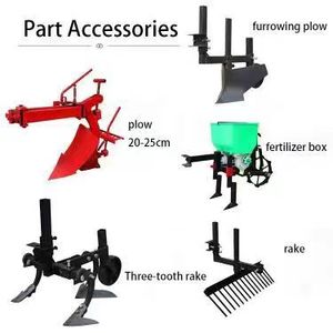 Soil Loosening Tiller <b>Machine</b> Agricultural Equipment Gasoline Model Rotary Land Cultivator <b>Walking</b> Tractor Power Tiller - Product Image 3