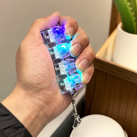 Custom Keyboard Shape Keychain Custom Plastic Keychain Stress Relieving Toy Mechanical Keyboard Switch Keychain