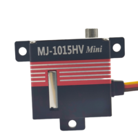 Moteurs servo numériques sans noyau haute performance MJ-1015HV MINI pour drones et avions RC, 8.4V 9.6KG, aile mince en aluminium pour planeurs