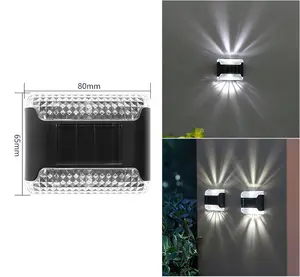 Popolare Mini vendita calda all'aperto a energia solare sensore di movimento cortile luce solare a Led da parete per esterni