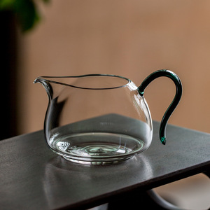Heat Resistant Thickened Glass <b>Tea</b> Pitcher With Handle For Kung Fu <b>Tea</b> <b>Set</b> Home Use - Product Image 1