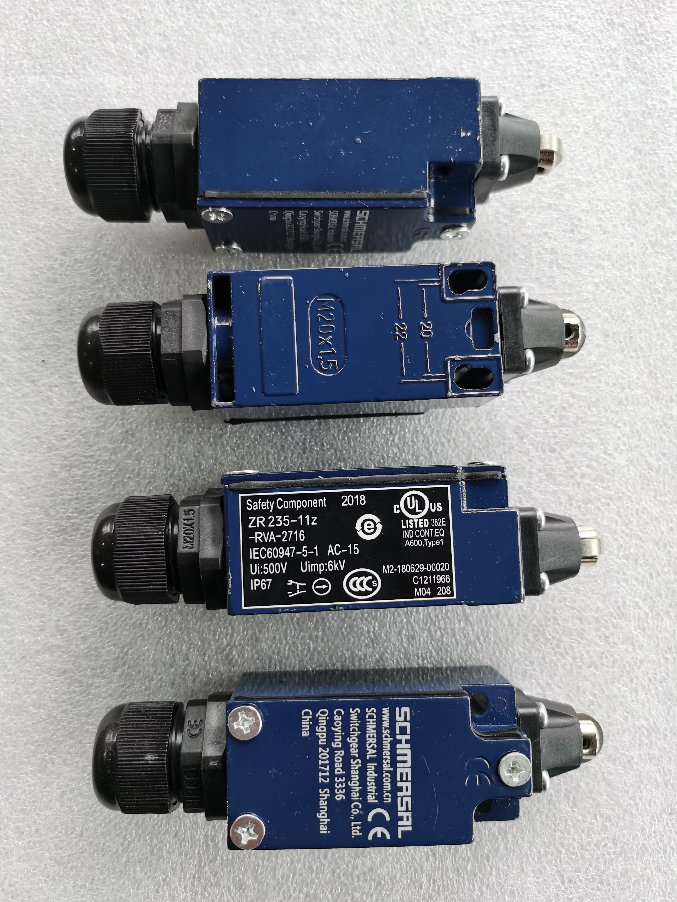 60034039 Limit Switch ZR235-11Z-RVA-2716 Schmersal for SANY SY5271