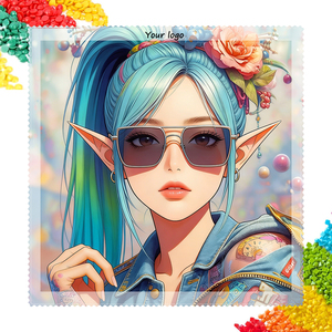Peinture Diamant 5D Anime Elfe aux Cheveux Bleus, Perles Rondes Complètes, DIY, Tendance, Art Tatouage, Très Demandé - Product Image 1