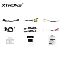 Stereo Mobil Universal Single Din Linux 10,1 Inci Dengan CarPlay Android Auto Layar QLED DSP Input Output RCA Radio Chip -XTRONS