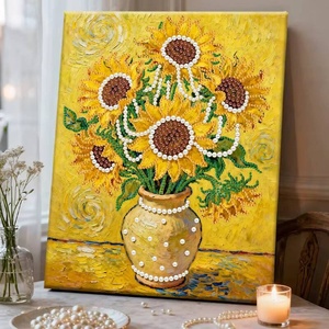 Pintura de Perlas Popular en Oferta, Diseño Personalizado Directo de Fábrica, Pintura con Cuentas, Arte de Pared para el Hogar, Regalo - Product Image 1