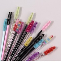 Tête de couleur de baguettes masacra brosse à cils jetables couleurs personnalisées et emballage disponible