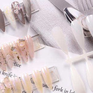 TSZS <span class=keywords><strong>2020</strong></span> Popular 240 unids/bolsa Natural claro almendra Stiletto acrílico ataúd puntas <span class=keywords><strong>uñas</strong></span> práctica puntas de <span class=keywords><strong>uñas</strong></span> - Product Image 4