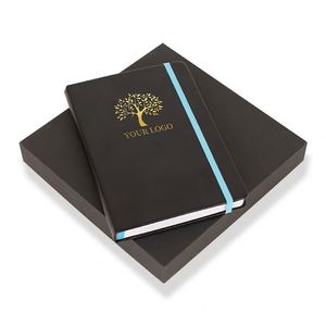 Ensemble de carnets de notes de bureau noirs haut de gamme pour cadeaux d'entreprise, inclus dans un emballage de luxe - Product Image 2