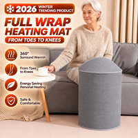Produit tendance hiver 2026 : Chauffe-pieds et chauffe-jambes électrique enveloppant à 360 degrés pour la maison, le bureau et le chauffage personnel