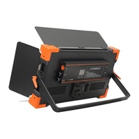 Lumière vidéo LED bicolore réglable 200W pour studio, 3200K 5600K CRI 97, sans ventilateur, DMX512, batterie V-Mount, photographie, streaming en direct