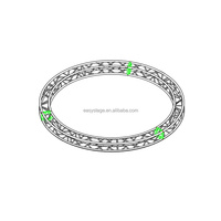 Système de treillis de scène en aluminium haut de gamme, treillis rond courbé sur mesure, treillis à goujon de support de charge personnalisé pour intérieur et extérieur