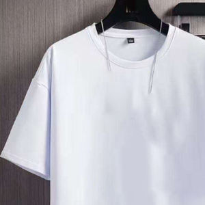 ชุดเสื้อยืดแขนสั้นพิมพ์ลายภูเขาหิมะสำหรับผู้ชาย สไตล์เ<span class=keywords><strong>ก</strong></span>าหลี ทรงเข้ารูป แบบสองชิ้น รับผลิตตามสั่ง - Product Image 3