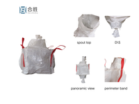 Sac de tonne de recyclage en plastique Hesheng FIBC avec déflecteur en coton et FIBC doublé de ruban pour liquides