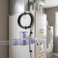 Interrupteur à flotteur AC LLS-SS4, interrupteur de sécurité AC, capteur d'arrêt de condensat HVAC 3/4 pouce, peut empêcher le trop-plein dans le bac de drainage