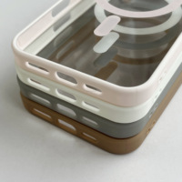 Spot magnétique cristal coque de téléphone magnétique en gros Flexible couverture complète antichoc Anti-chute pour iPhone 16 Pro Max 15 14 Plus 13