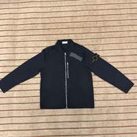 Veste décontractée de marque de créateur, tendance, imperméable, en nylon, avec fermeture éclair métallique, pour homme, idéale pour l'extérieur.