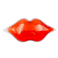 Pack de glace pour les lèvres réutilisable de gros Pack de gel de glace fraîche avec impression de logo