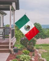 Drapeau et bannière mexicains doublement imprimés en polyester 100D, 3x5 pieds, vente en gros, neufs