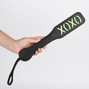 Caja personalizada gratis Butt Ass Whip Slave Flogger Handle Nueva forma Cuero Fetish Bondage Gear Juego de rol SM BDSM Juguete sexual Marca <span class=keywords><strong>OXXO</strong></span> - Product Image 1