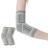 Manchon de compression pour bras en graphène tricoté, souple et protecteur, support de coude pour haltérophilie, fabriqué en nylon, coton et élasthanne