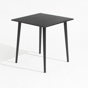 70cm Tapered Leg <strong>Table</strong> Carbon Steel Top Aluminum Legs Square and <strong>Round</strong> Styles Modern Indoor Outdoor <strong>Dining</strong> Side <strong>Table</strong> - Product Image 3