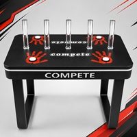 Table de jeu de réaction 2 joueurs avec éclairage LED, vente en gros d'usine, table d'arcade commerciale pour salle de jeux, bar et location