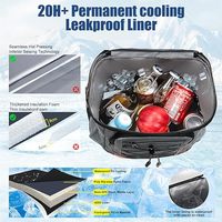 Sac à dos isotherme étanche pour hommes et femmes, capacité de 36 canettes, sac à dos isotherme souple, imperméable, grande capacité
