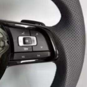 Volante de Fibra de Carbono Modificado para Volkswagen Bora, Santana, Golf Mk7, Golf6, Golf7, Nuevo Polo, Jetta, <span class=keywords><strong>Caddy</strong></span>, GTI - Product Image 3