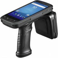 Lecteur RFID portable en stock, Android 13 E710 4+64 Go, scanner sans fil robuste longue portée, terminal de lecture de codes-barres, QR code, NFC et étiquettes RFID
