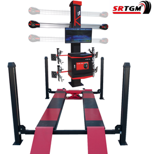 Elevador de Autos de Cuatro Postes con Alineación Automática de Ruedas, Juego Completo - Product Image 1