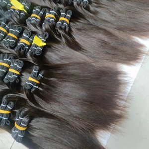 Letsfly Cheveux Vierge Brut du Vietnam Raides Os Mélange Marron Double Tirage 12A, Lots 8 10 12 Pouces, Vente en Gros Livraison Gratuite - Product Image 5