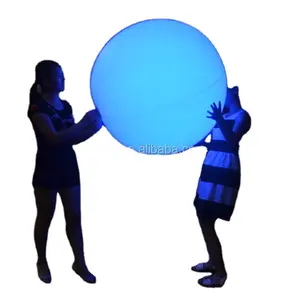 LED Color Changing Inflatable Giant Christmas Bumper Water Beach Ball