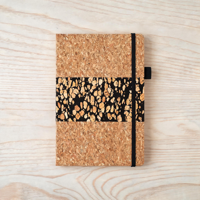 Nouveauté : Carnet de notes portable de luxe en liège, sans acide, personnalisable, idéal pour l'école et la planification, directement de l'usine