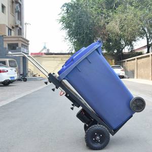 लिथियम बैटरी संचालित सीढ़ी ट्रॉली 225 किलोग्राम पहिया एल्यूमीनियम फोल्डेबल पोर्टेबल घरेलू औद्योगिक हाथ ट्रक - Product Image 1