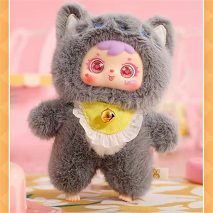 Auténtico Samuel Little Cat Party Series Plush Blind Box Caja ciega de vinilo Cute Doll Action Plush Toys Llavero Mystery Box - Product Image 2