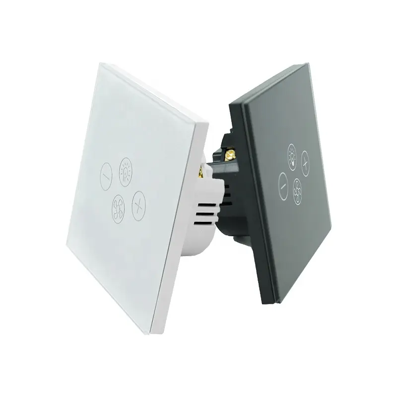 Tuya Smart Life UK EU Standard Wifi 4 gang fan lamp switch for remote control of mobile phones
