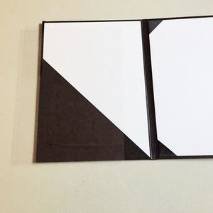 Customized A4 Black Leather <b>Plastic</b> Graduation Certificate <b>Folder</b> A4 Hard Cover File <b>Folder</b> - Product Image 4