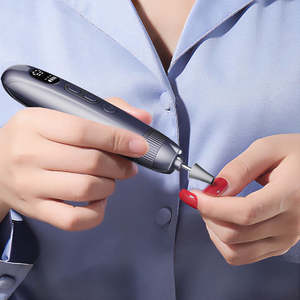 Taladro eléctrico inalámbrico para uñas, ajustable, 10 velocidades, hacia adelante, hacia atrás, lima de uñas portátil para gel acrílico, dispositivo de manicura para quitar - Product Image 3