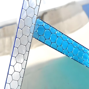 Panneaux en <span class=keywords><strong>polycarbonate</strong></span> haute résistance, feuille de nid d'abeille en plastique <span class=keywords><strong>transparent</strong></span> de haute qualité Starshine pour la construction et la décoration - Product Image 5