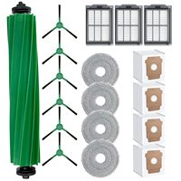Kit de remplacement réutilisable de 18 pièces pour aspirateur robot Irobots 505 Combo/405 Combo, accessoire