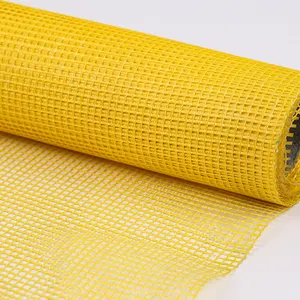 Beton fiberglas Mesh 1220*3660mm plastik ızgara geçit Alkali dayanıklı Fiber cam Net