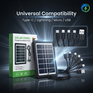 <span class=keywords><strong>Panneau</strong></span> <span class=keywords><strong>solaire</strong></span> portable 3W mini, sortie <span class=keywords><strong>USB</strong></span> 5V, petit chargeur de téléphone, énergie <span class=keywords><strong>solaire</strong></span> pour le camping en plein air et les voyages - Product Image 2